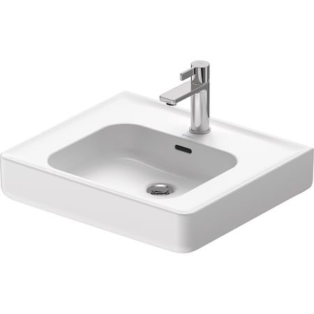 Duravit Soleil By Starck Sink 21 5/8  White High Gloss, Number Of Faucet Holes: 1, Overflow - 2376550000